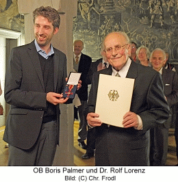 OB Boris Palmer und Dr. Rolf Lorenz