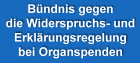 Logo Bündnis gegen die Widerspruchs- und Erklärungsregelung bei Organspenden